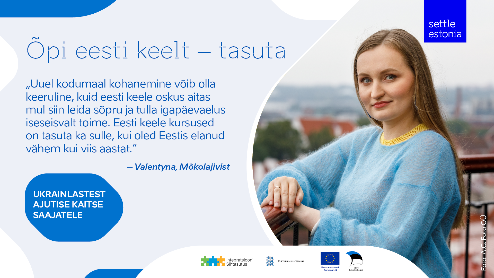 Integratsiooni Sihtasutus kutsub ajutise kaitse saajaid tasuta eesti keelt õppima