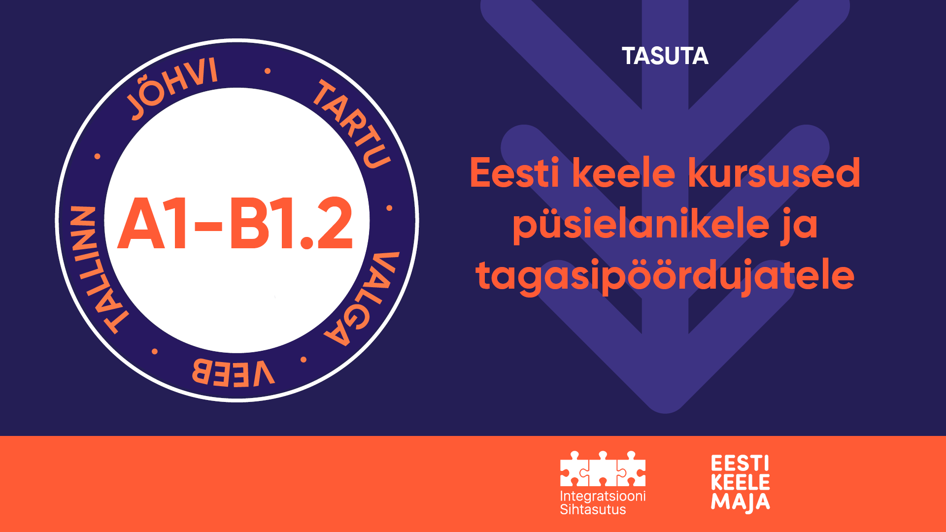 Püsielanikud ja tagasipöördujad on taas oodatud eesti keele kursustele 