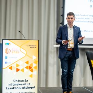 Arutelu moderaator Margo Loor. Foto: Erlend Štaub