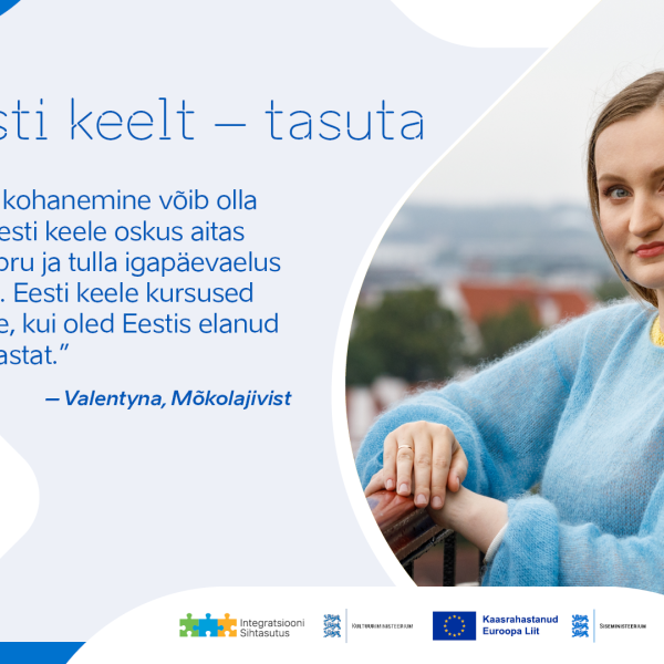 Integratsiooni Sihtasutus kutsub ajutise kaitse saajaid tasuta eesti keelt õppima 