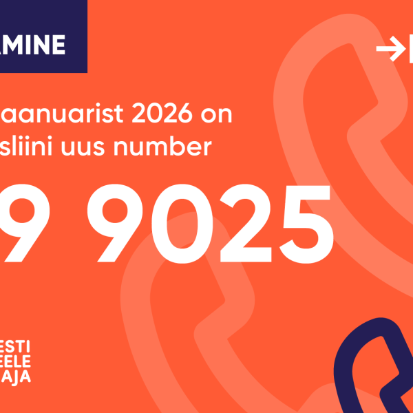 Uuest aastast muutub nõustamisliini telefoninumber