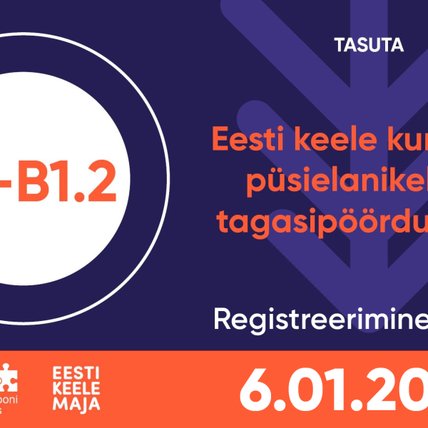 Püsielanikud ja tagasipöördujad on oodatud tasuta eesti keele kursustele 